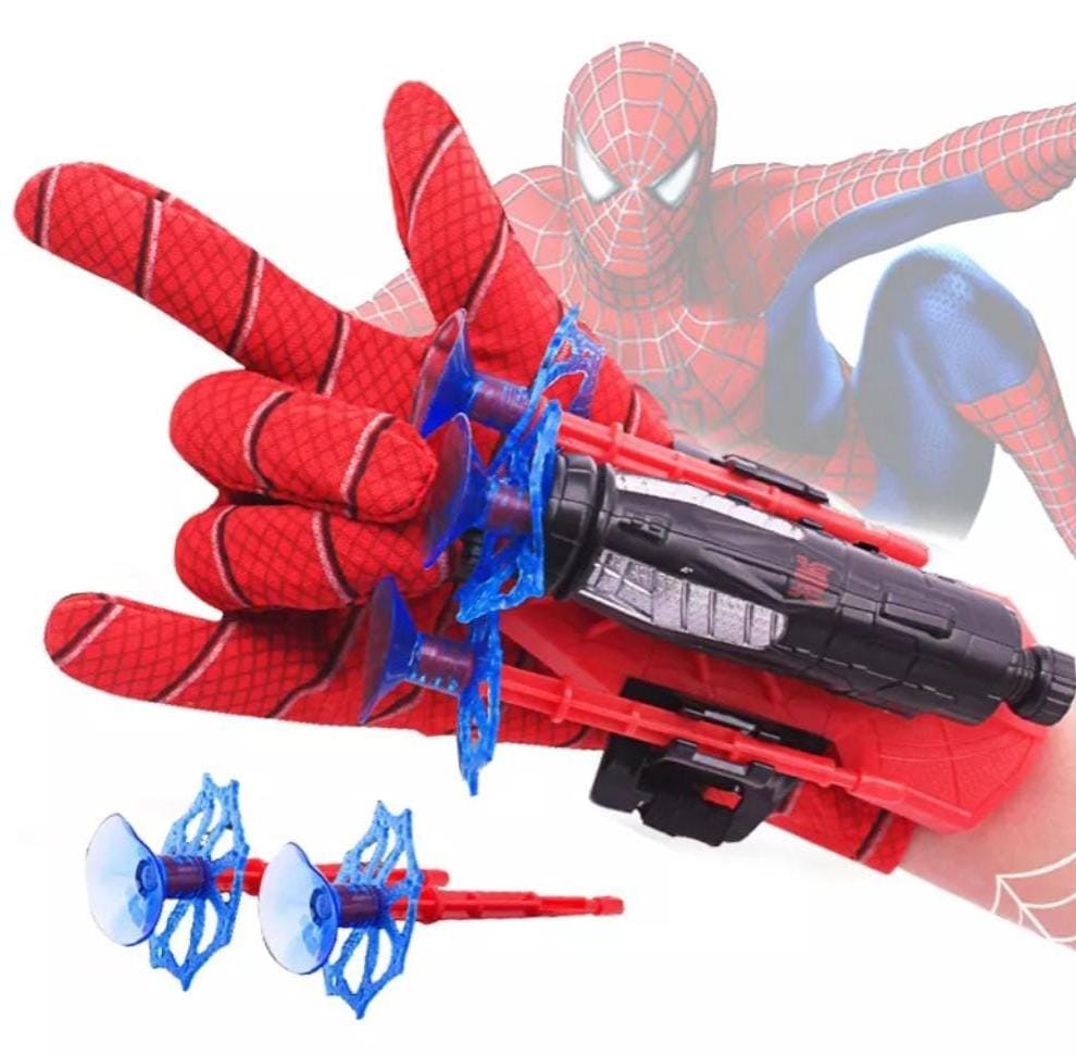 Guante Spiderman + Lanzador de telaraña